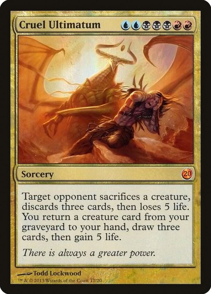 Cruel Ultimatum 17 card from From the Vault: Twenty