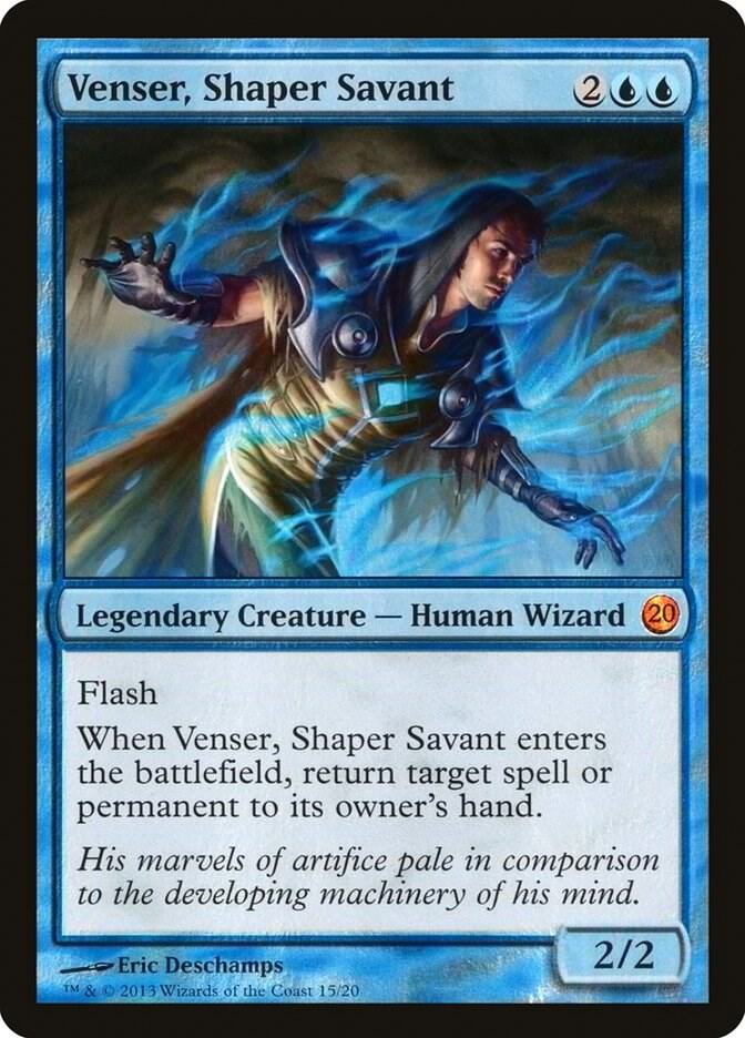 Venser, Shaper Savant 15 card from From the Vault: Twenty