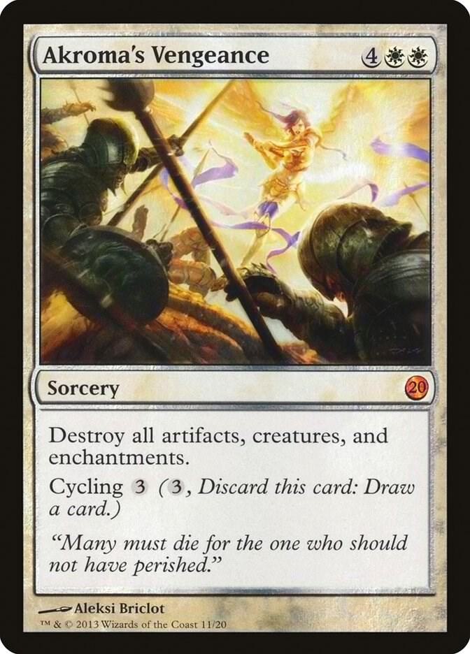 Akroma's Vengeance 11 card from From the Vault: Twenty