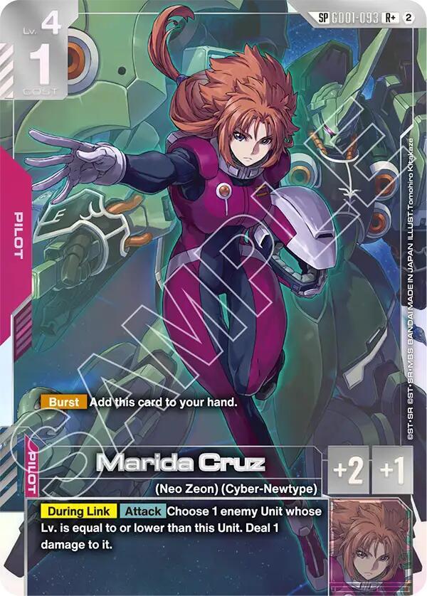 Marida Cruz (R+) (SP) GD01-093 card from Freedom Ascension