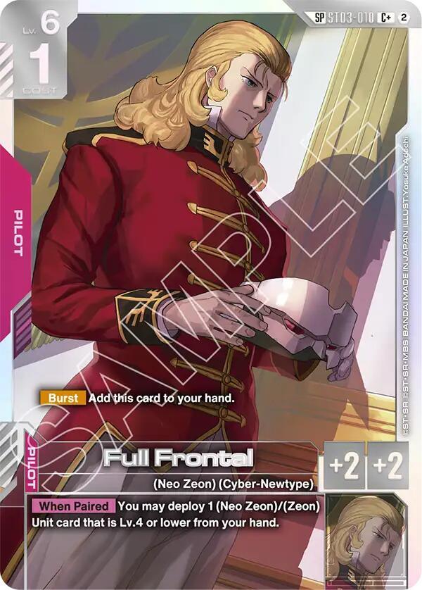 Full Frontal (C+) (SP) ST03-010 card from Freedom Ascension