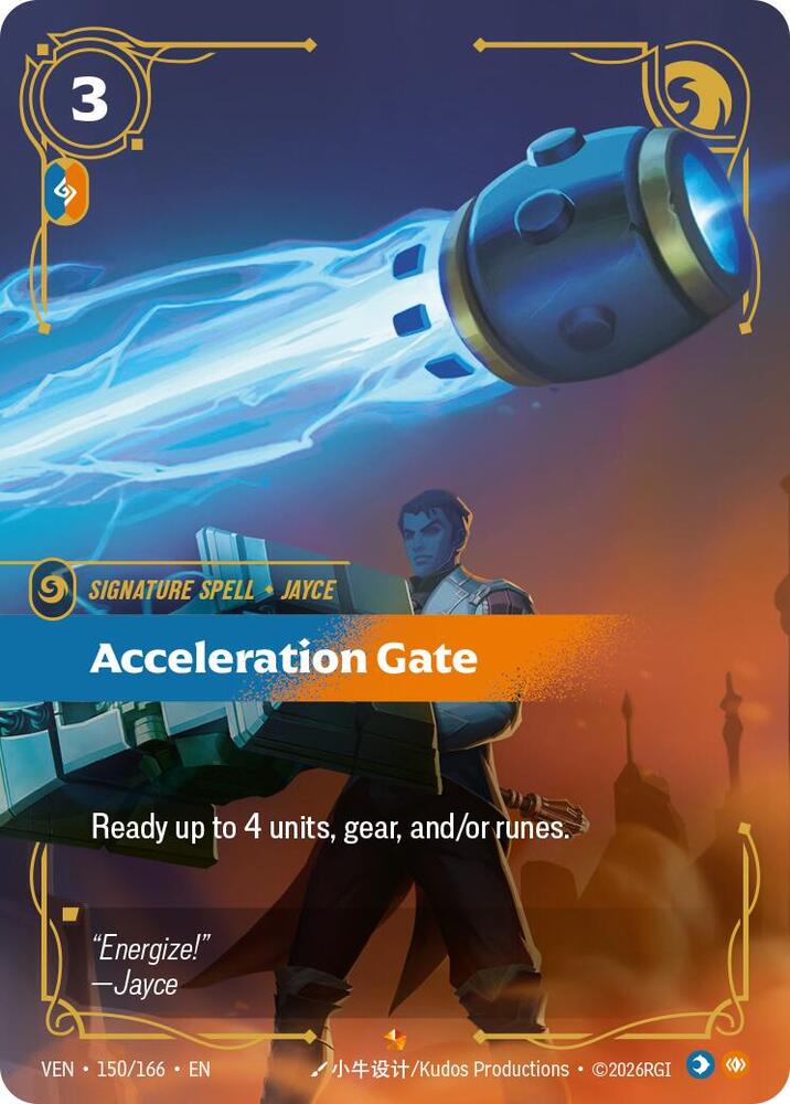 Acceleration Gate 150/166 card from Vendetta