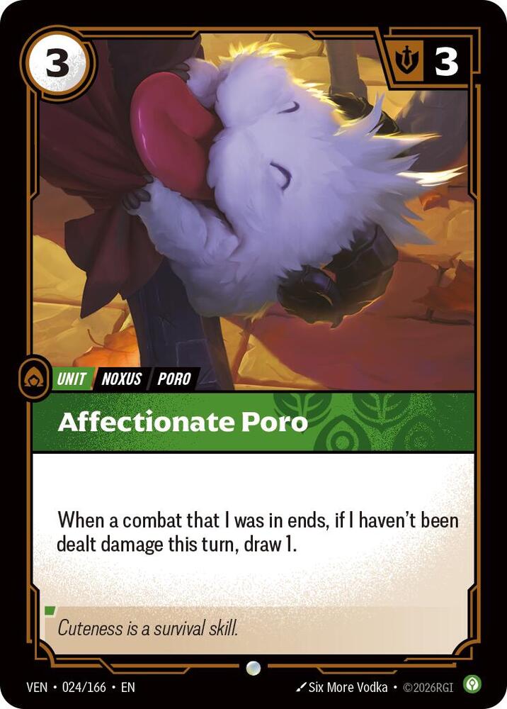 Affectionate Poro 024/166 card from Vendetta