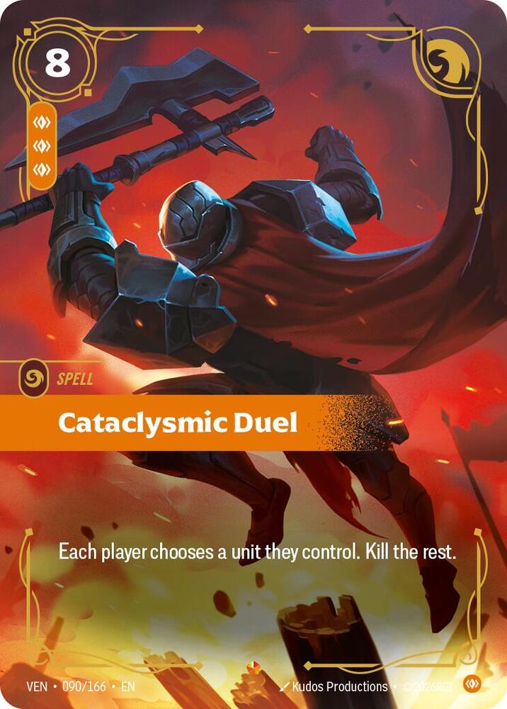 Cataclysmic Duel 090/166 card from Vendetta