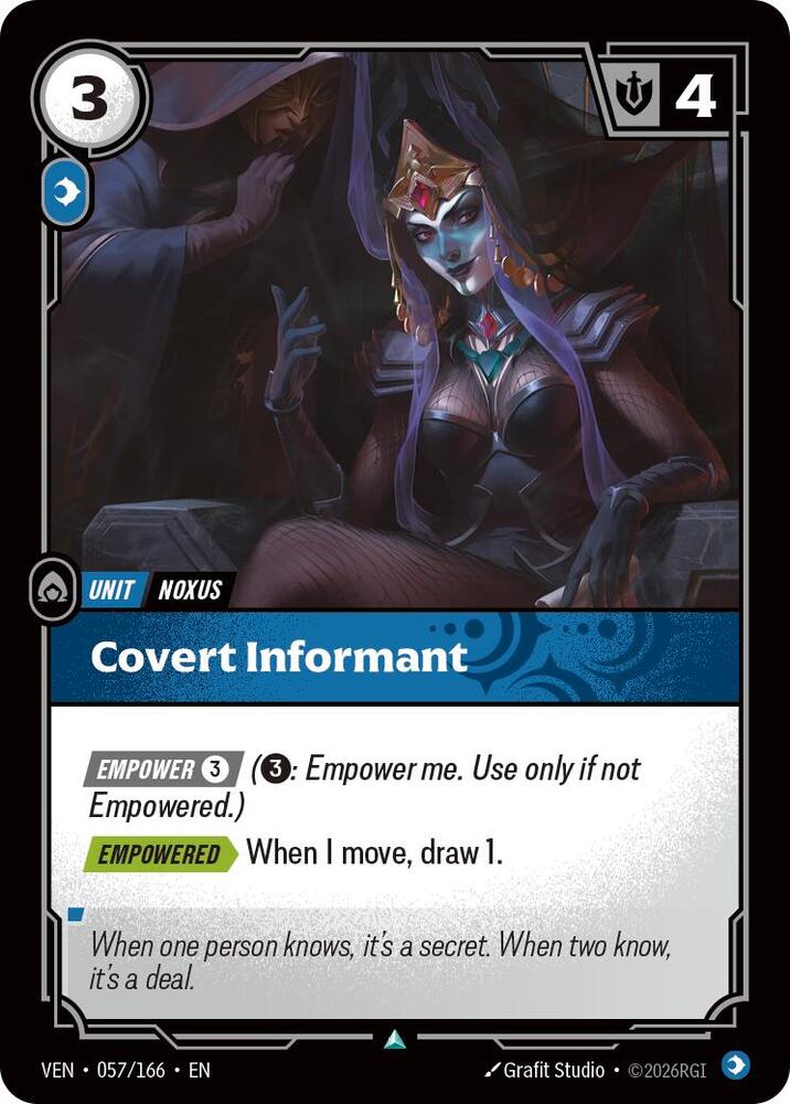 Covert Informant 057/166 card from Vendetta