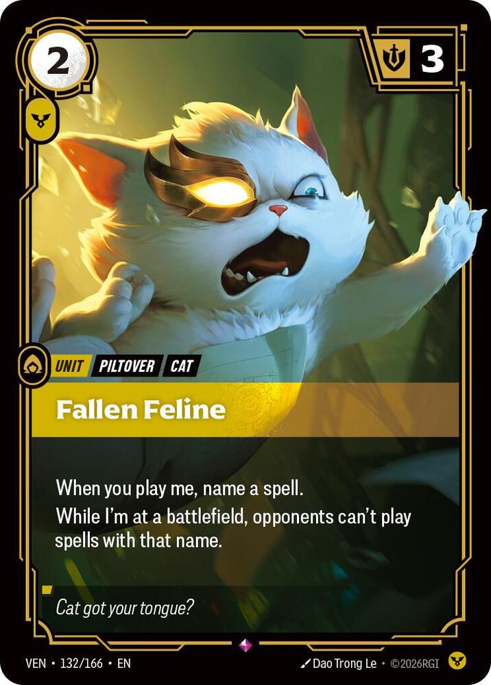 Fallen Feline 132/166 card from Vendetta