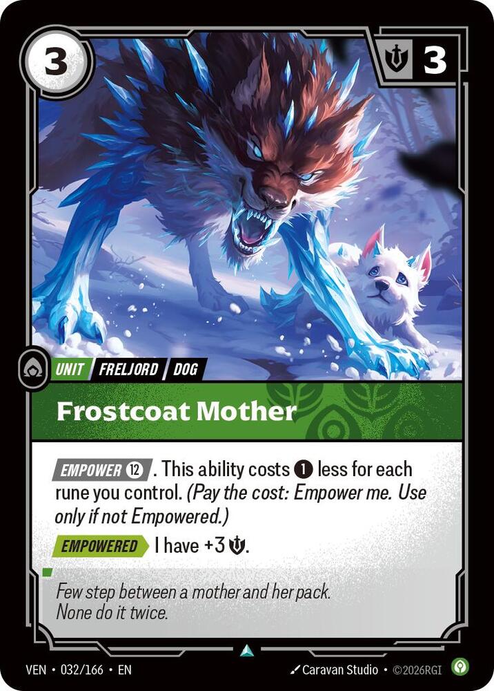 Frostcoat Mother 032/166 card from Vendetta