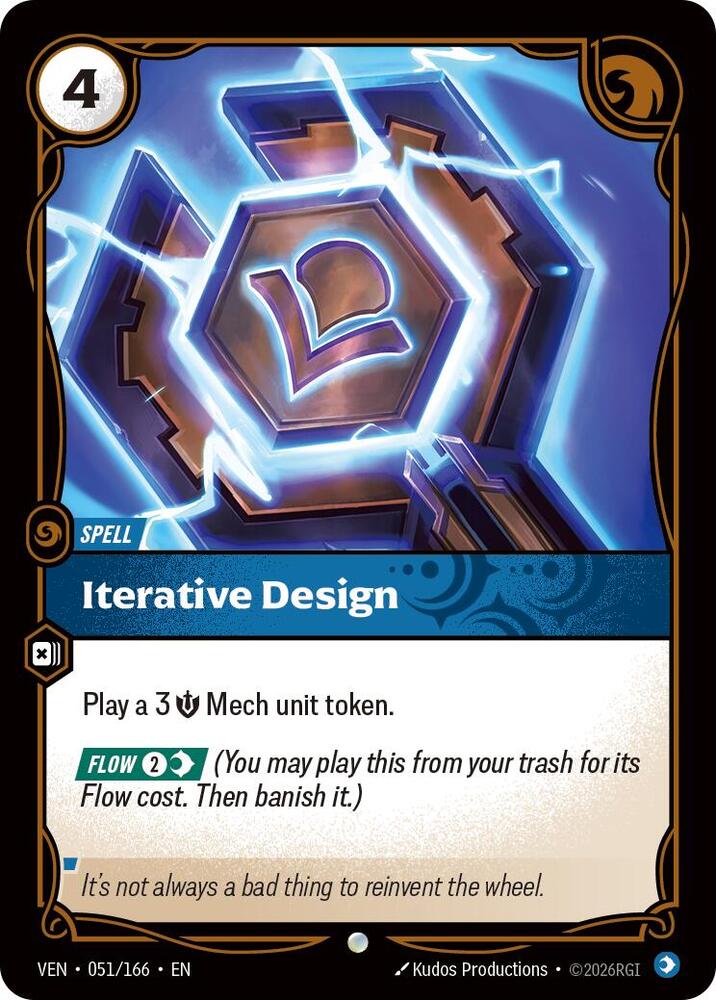 Iterative Design 051/166 card from Vendetta