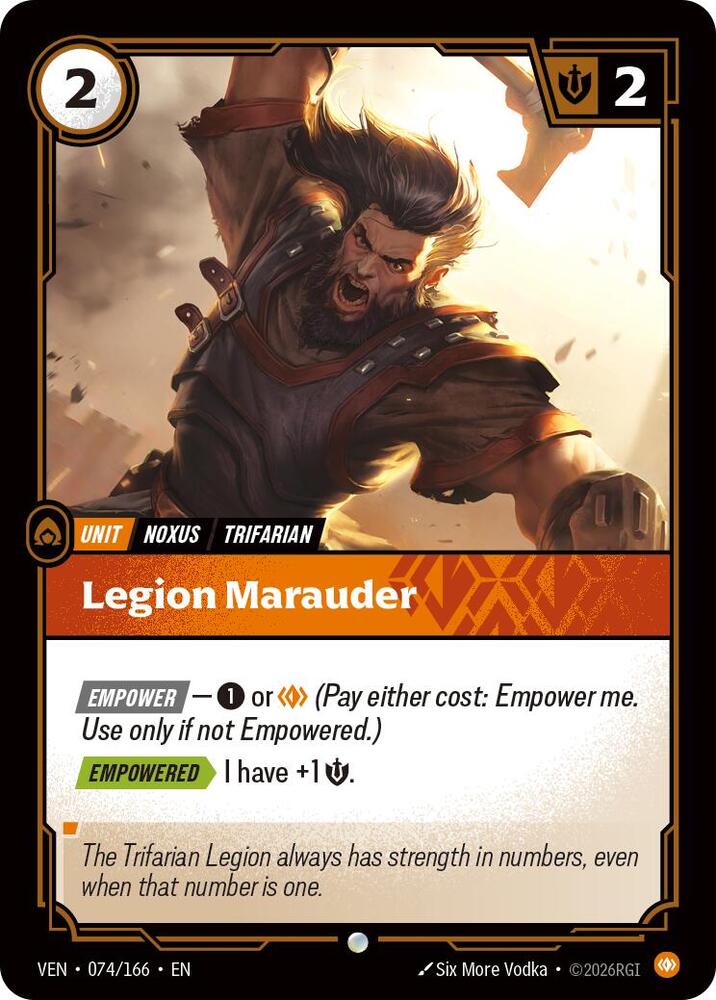 Legion Marauder 074/166 card from Vendetta