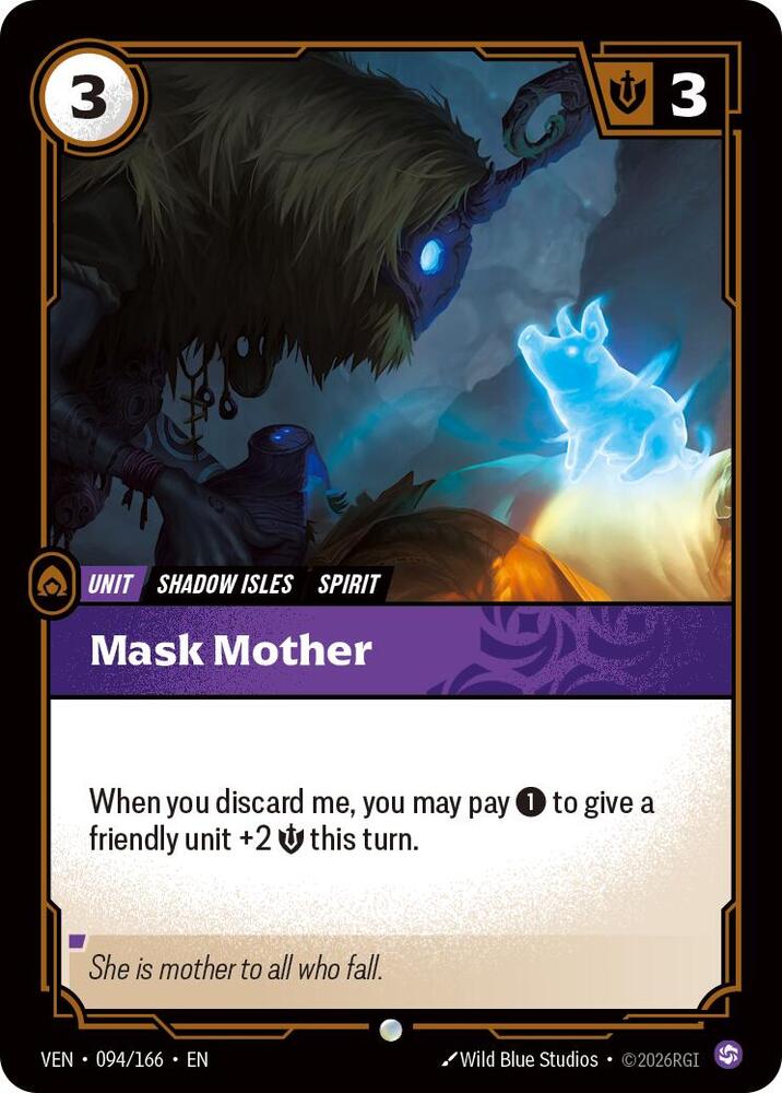 Mask Mother 094/166 card from Vendetta