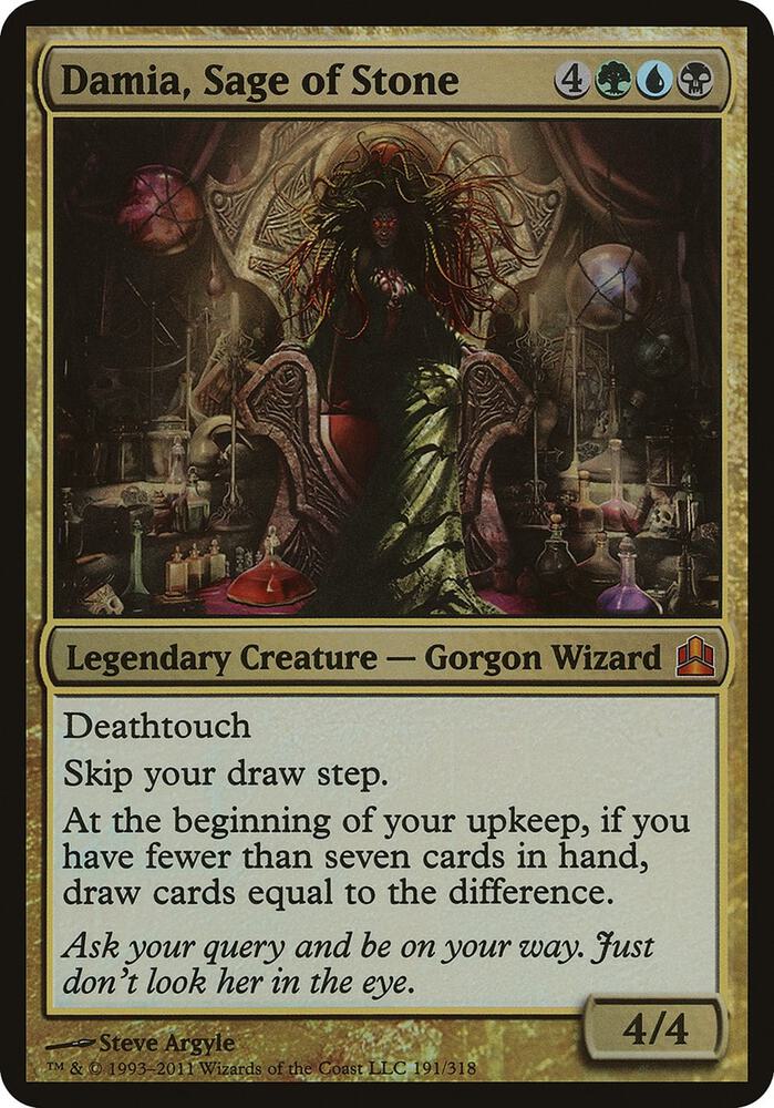 Damia, Sage of Stone (Commander) 191 card from Oversize Cards