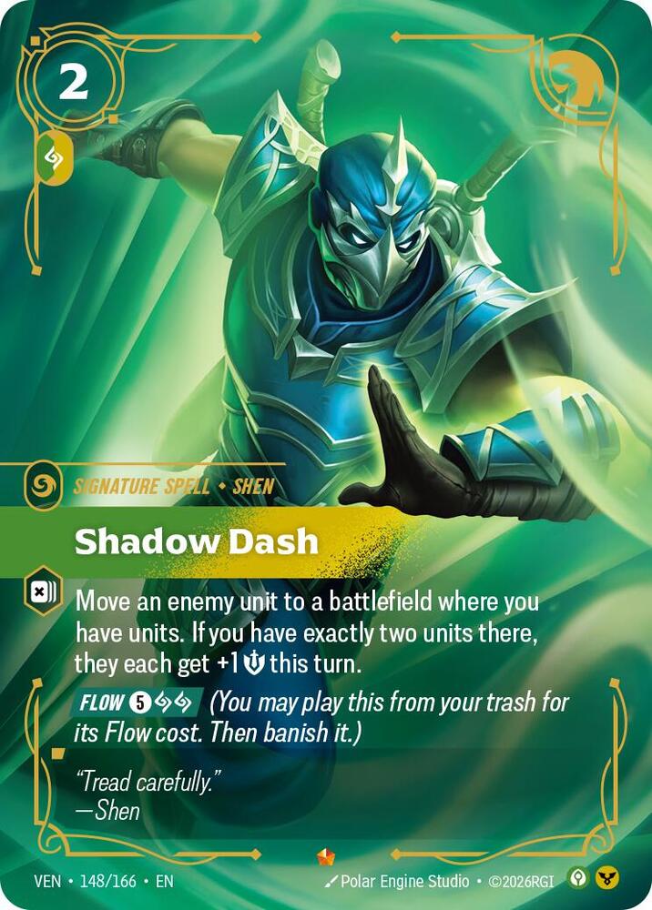 Shadow Dash 148/166 card from Vendetta