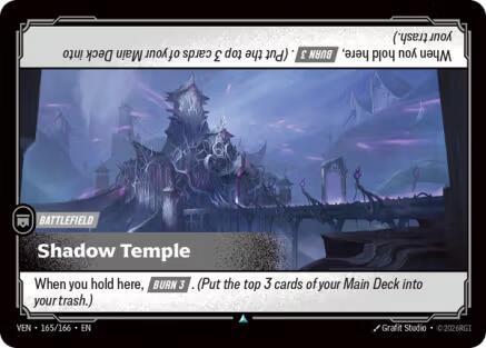 Shadow Temple 165/166 card from Vendetta