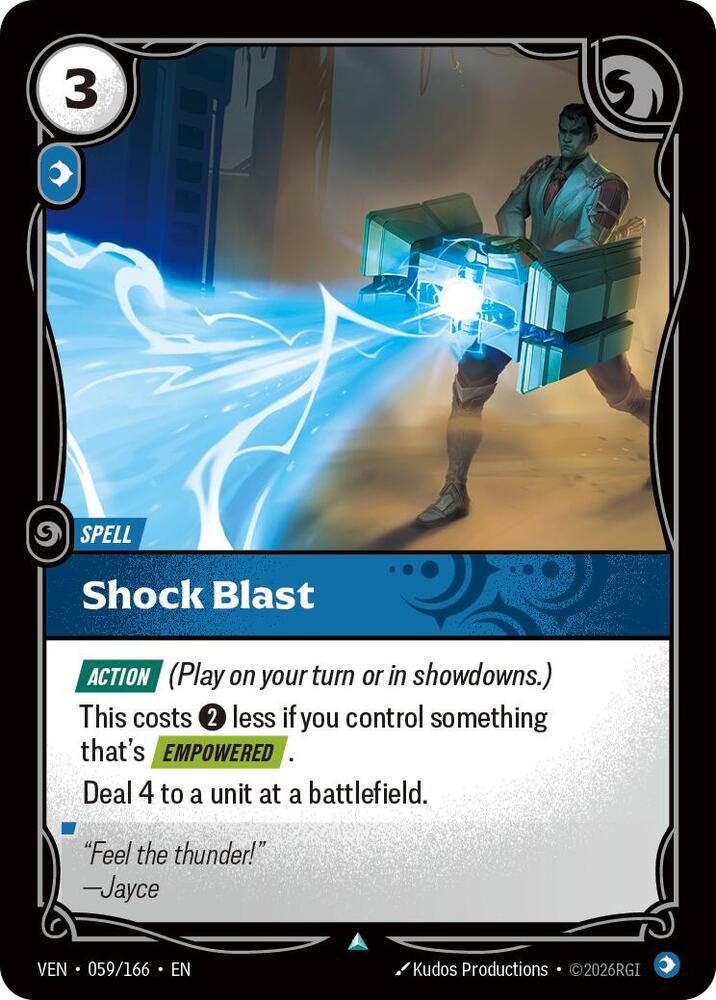 Shock Blast 059/166 card from Vendetta