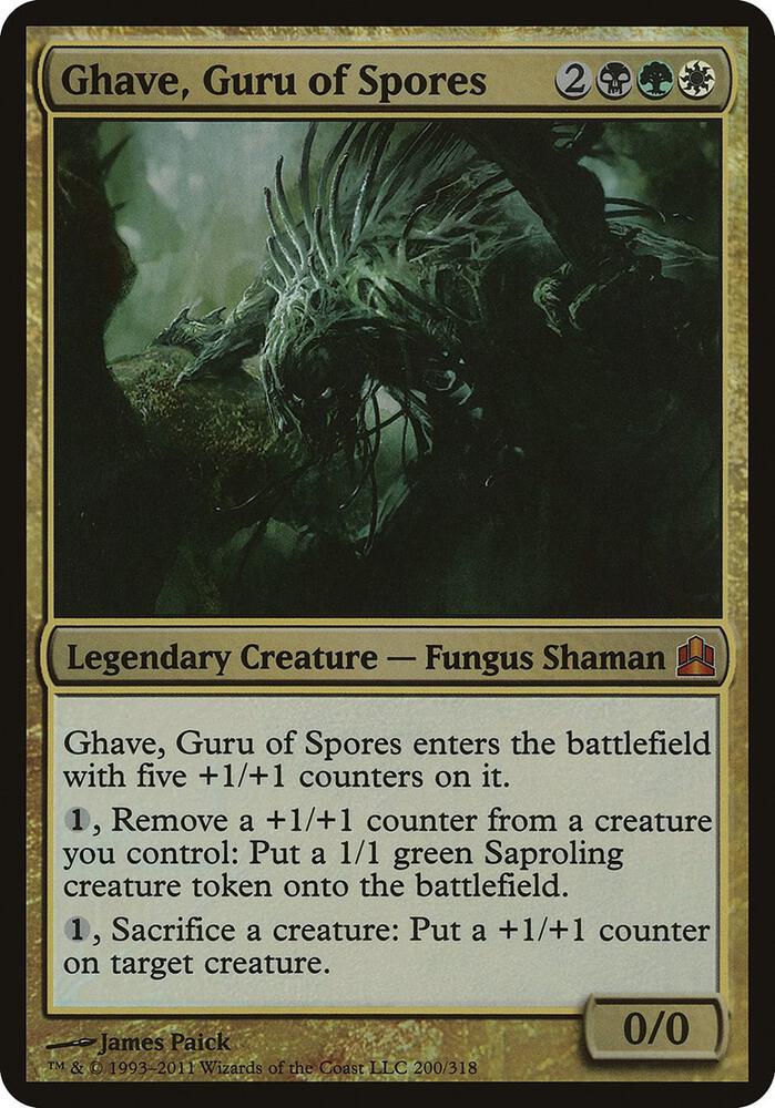 Ghave, Guru of Spores (Commander) 200 card from Oversize Cards