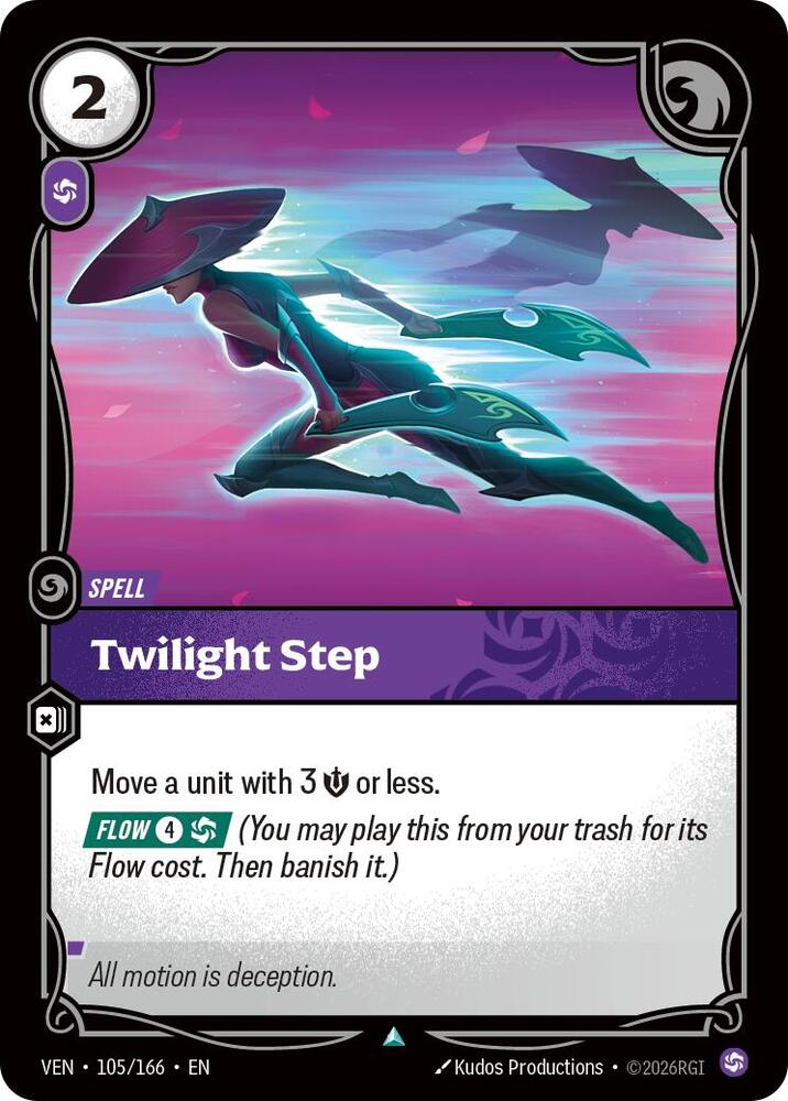 Twilight Step 105/166 card from Vendetta