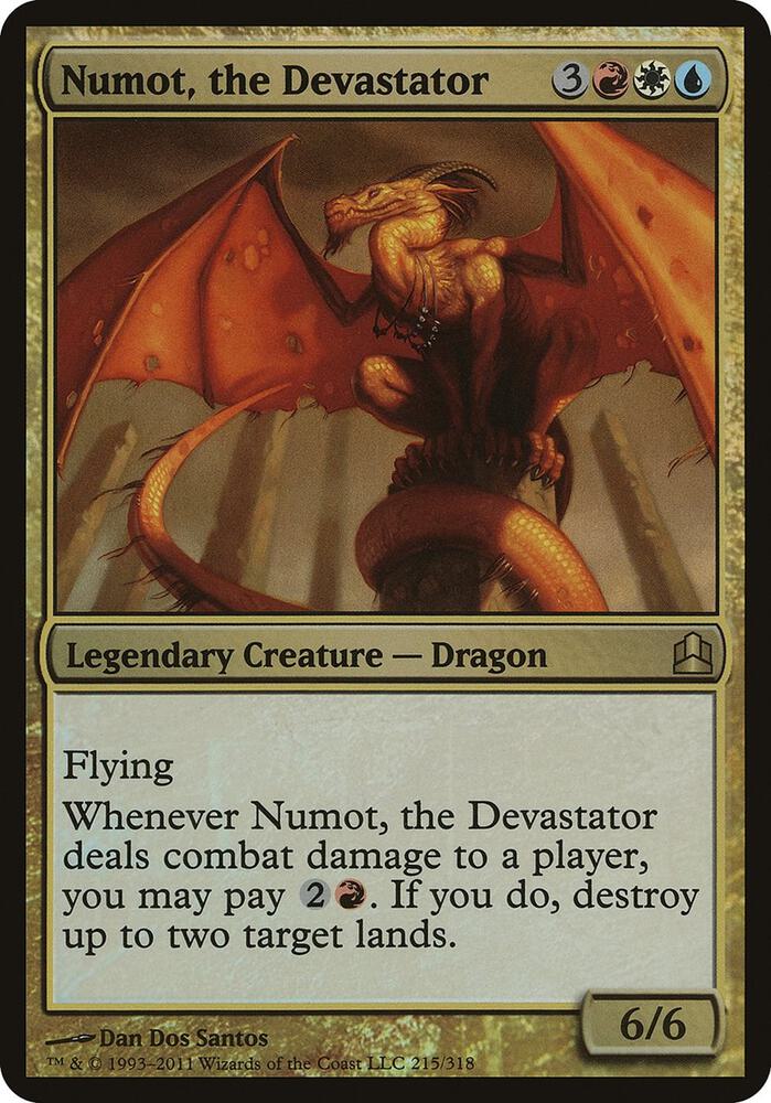 Numot, the Devastator (Commander) card from Oversize Cards