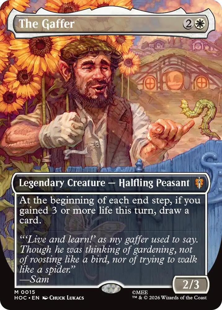 The Gaffer (Borderless) 15 card from The Hobbit: Eternal-Legal