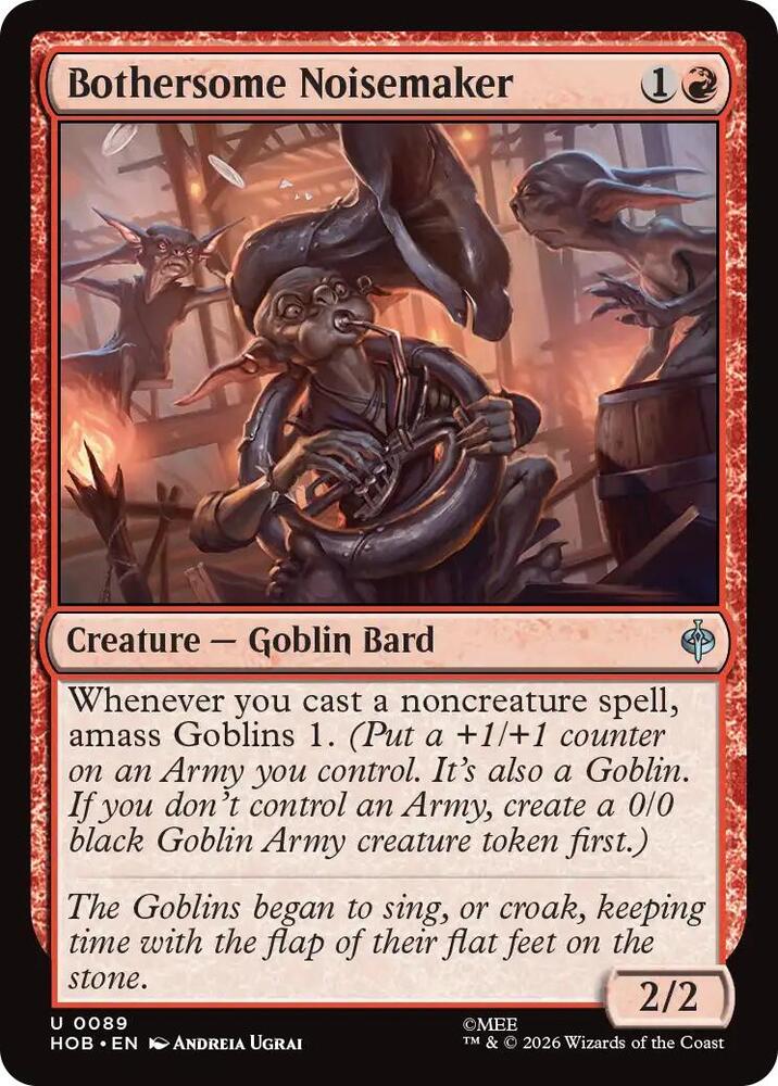 Bothersome Noisemaker 89 card from The Hobbit
