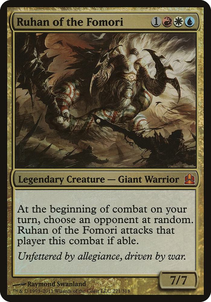 Ruhan of the Fomori (Commander) card from Oversize Cards