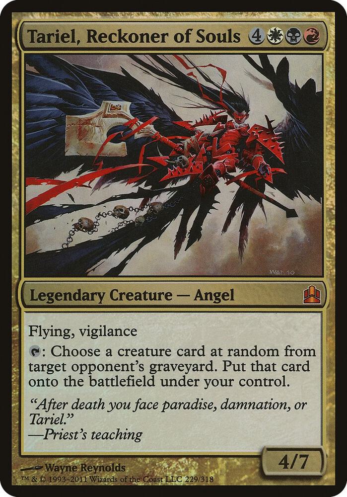 Tariel, Reckoner of Souls (Commander) 229 card from Oversize Cards