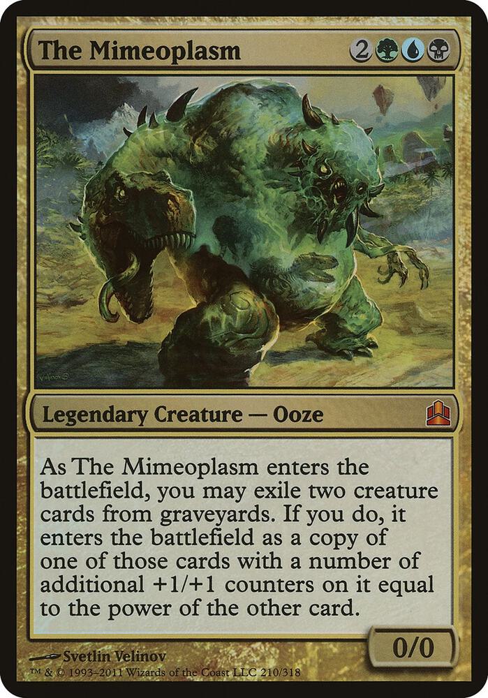 The Mimeoplasm (Commander) 210 card from Oversize Cards