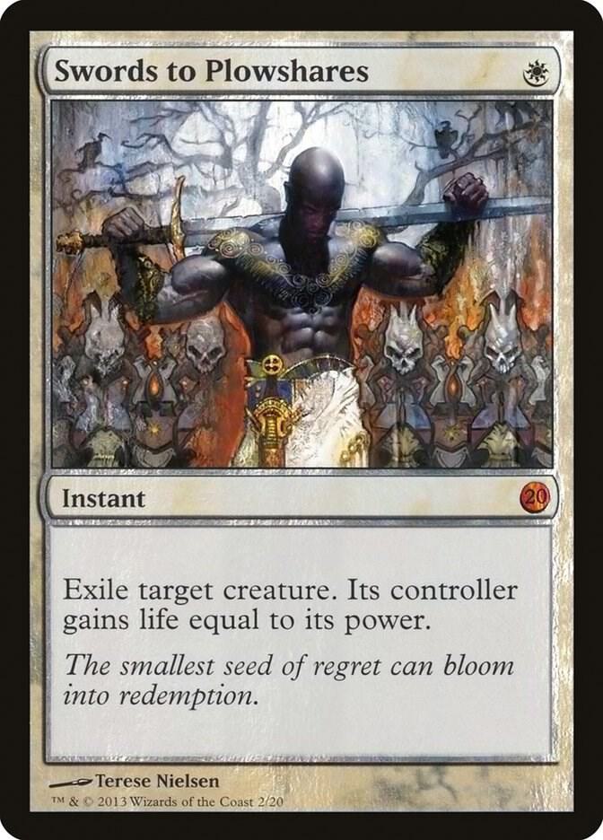 Swords to Plowshares 2 card from From the Vault: Twenty