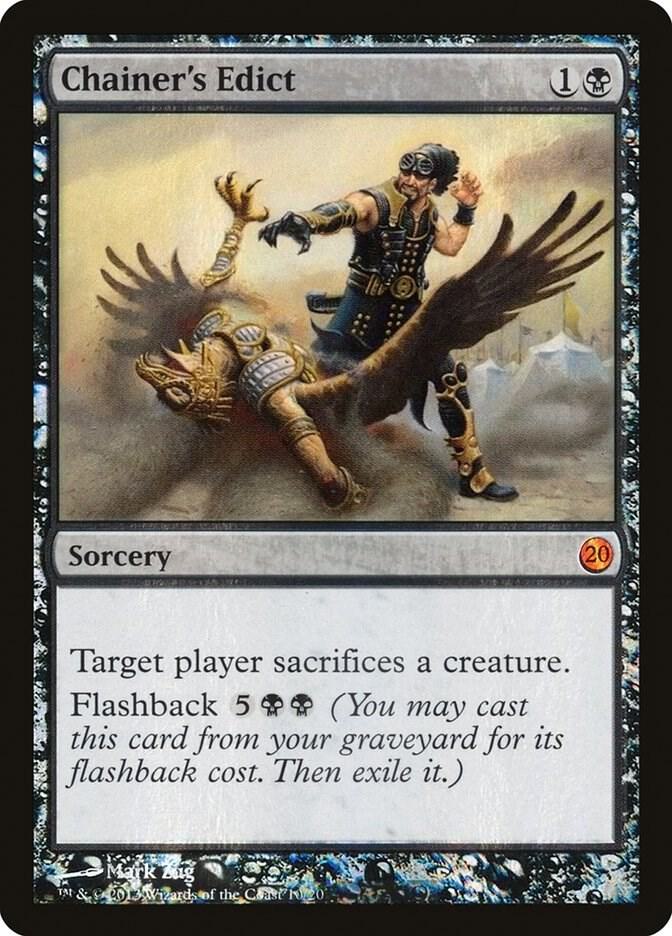 Chainer's Edict 10 card from From the Vault: Twenty