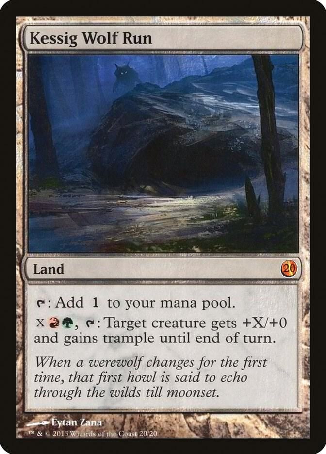 Kessig Wolf Run 20 card from From the Vault: Twenty