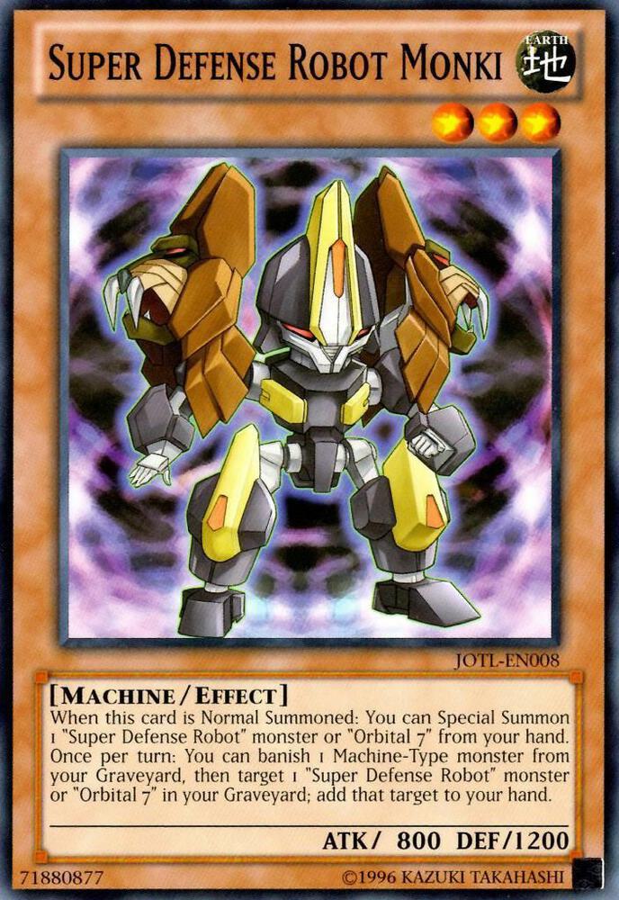 Super Defense Robot Monki JOTL-EN008 card from Judgment of the Light