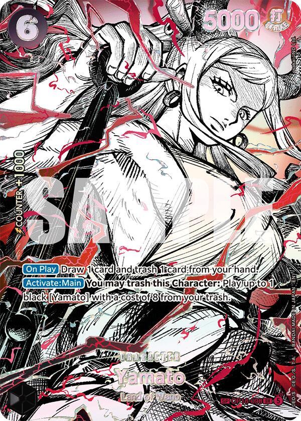 Yamato (SP) OP16-098 card from The World's Strongest Warriors