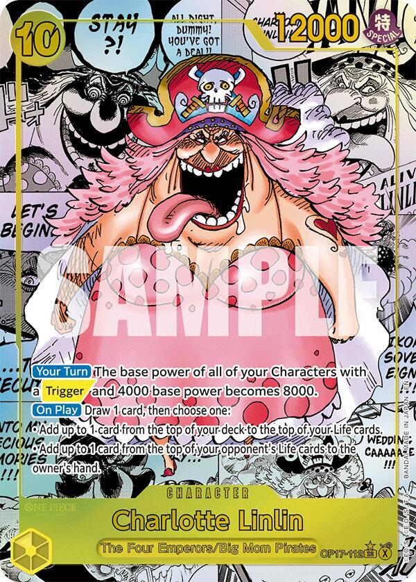 Charlotte Linlin (Manga) OP17-112 card from The World's Strongest Warriors