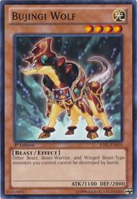 Bujingi Wolf JOTL-EN019 card from Judgment of the Light