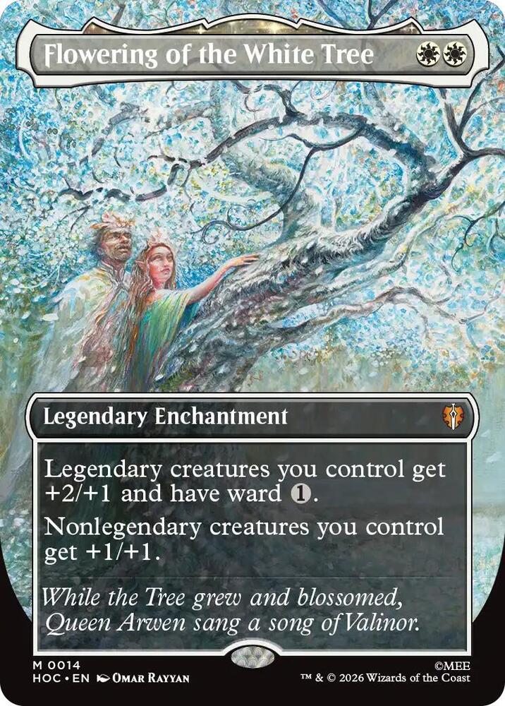 Flowering of the White Tree (Borderless) 14 card from The Hobbit: Eternal-Legal