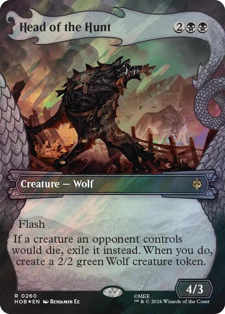 Head of the Hunt (Showcase) (Surge Foil) 260 card from The Hobbit