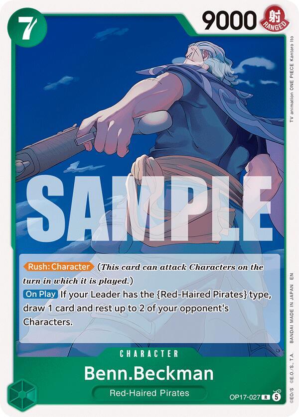 Benn.Beckman OP17-027 card from The World's Strongest Warriors