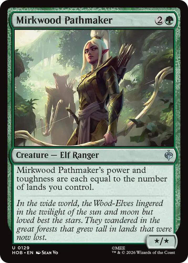 Mirkwood Pathmaker 129 card from The Hobbit