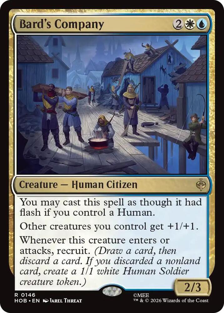 Bard's Company 146 card from The Hobbit