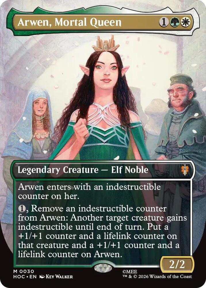 Arwen, Mortal Queen (Borderless) 30 card from The Hobbit: Eternal-Legal