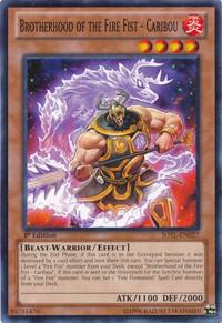 Brotherhood of the Fire Fist - Caribou JOTL-EN027 card from Judgment of the Light