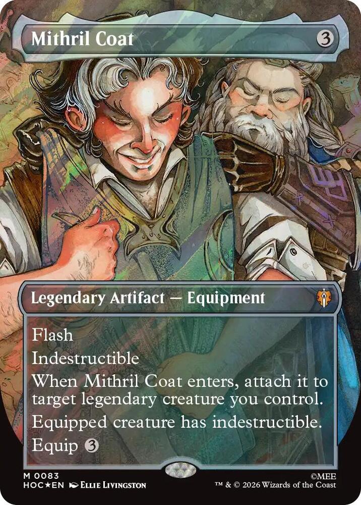 Mithril Coat (Borderless) (Surge Foil) 83 card from The Hobbit: Eternal-Legal