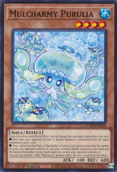 Mulcharmy Purulia LAVD-ENO18 card from Legendary Arc-V Decks