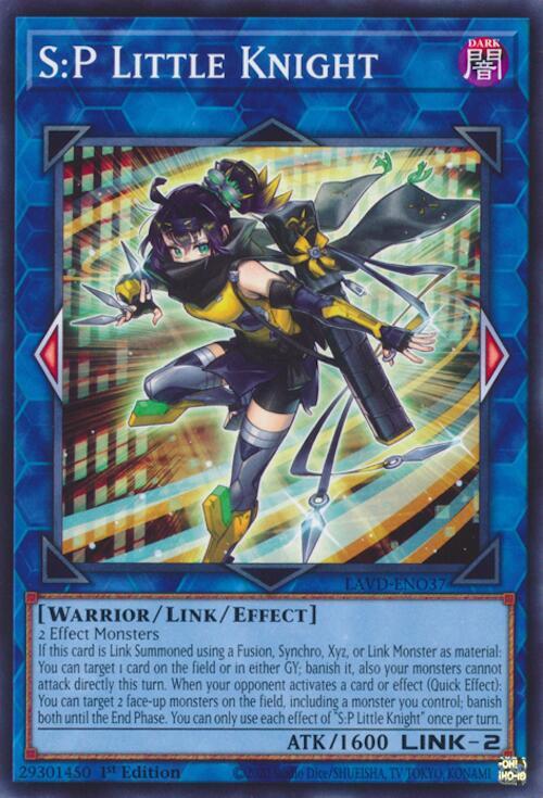 S:P Little Knight LAVD-ENO37 card from Legendary Arc-V Decks