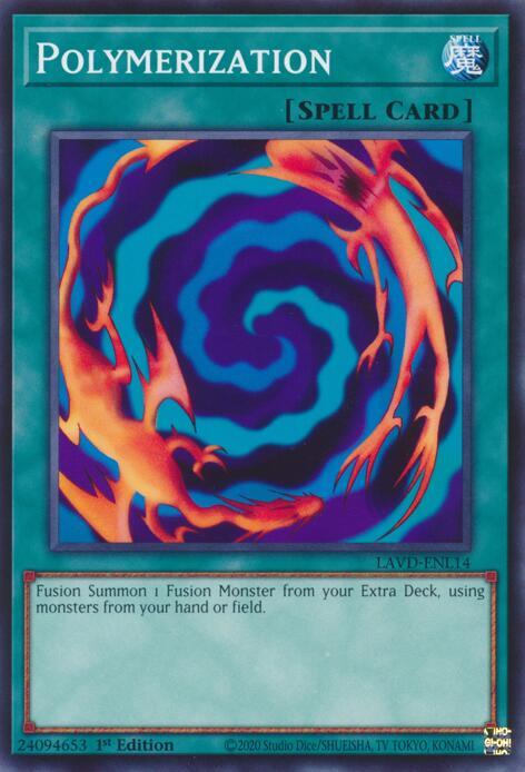 Polymerization LAVD-ENL14 card from Legendary Arc-V Decks