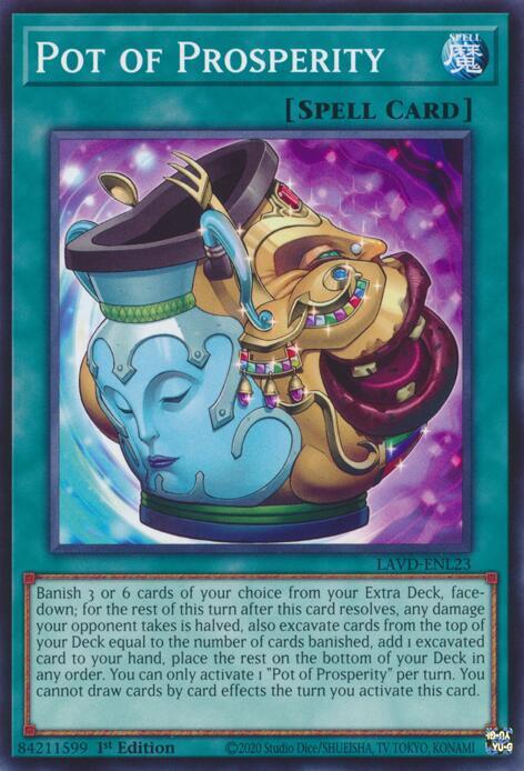 Pot of Prosperity LAVD-ENL23 card from Legendary Arc-V Decks
