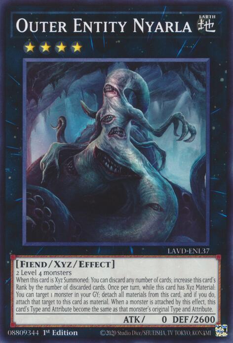 Outer Entity Nyarla LAVD-ENL37 card from Legendary Arc-V Decks