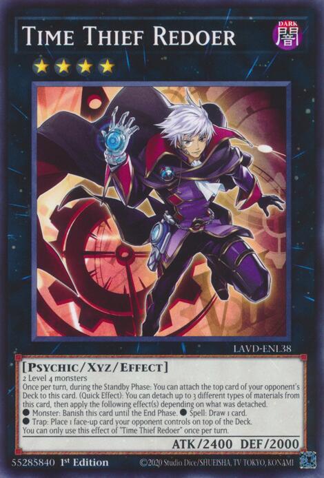 Time Thief Redoer LAVD-ENL38 card from Legendary Arc-V Decks