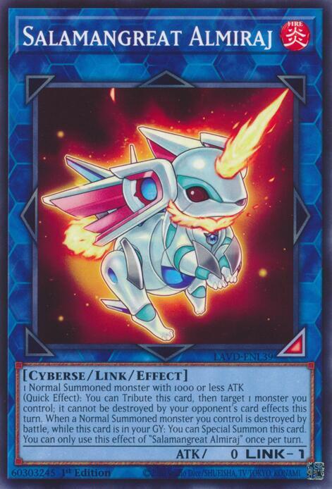 Salamangreat Almiraj LAVD-ENL39 card from Legendary Arc-V Decks