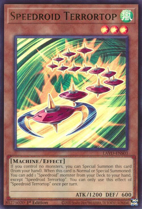 Speedroid Terrortop (UR) LAVD-ENS03 card from Legendary Arc-V Decks