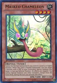 Masked Chameleon JOTL-EN038 card from Judgment of the Light
